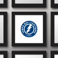 thumbnail image 3 of Gallery Pops NHL Tampa Bay Lightning - Secondary Logo Mark Wall Art, Black Framed Version, 12" x 12", 3 of 5