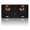 Black Cat Eyes, variant on We The People License Plate, Front Decoration License Plates Cover Rust-Proof Aluminum Metal, Novelty Vanity Tag Cover with 4 Holes Car Decor 12 X 6 Inches for Men Women