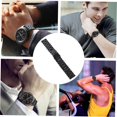 thumbnail image 3 of AVEKI 2 Pcs Bracelet en Acier Inoxydable pour Homme Réglable 0601M, 3 of 8