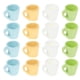 thumbnail image 1 of KAKOWELY 16 tazas de té en miniatura de resina, mini tazas de café, accesorios para casa de muñecas., 1 of 5