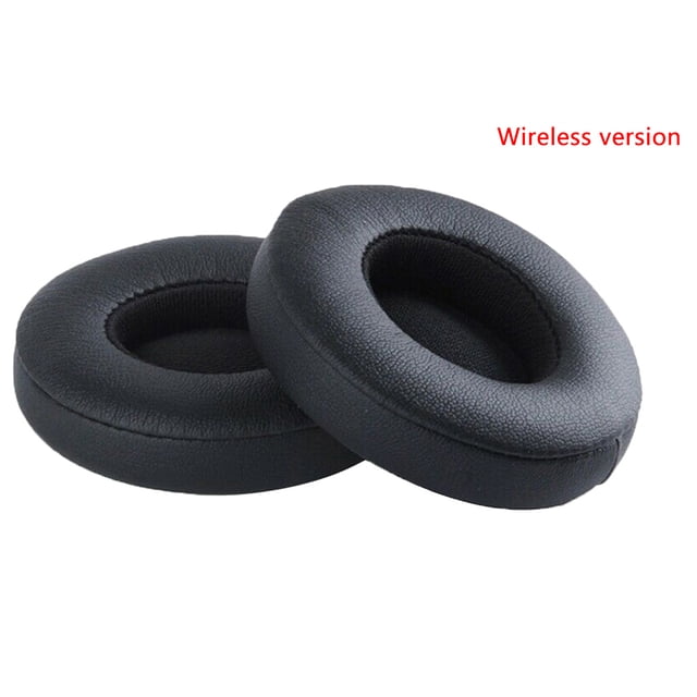 Almohadillas de espuma viscoelástica de cuero con proteína de Repuesto para Auriculares Beats Solo 2/3 tipo inalámbrico 1 par Advancent EL2061-09B