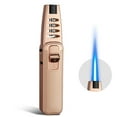 thumbnail image 3 of Blasgw Refillable Butane Torch Lighter with Adjustable Blue Flame and Windproof Design for Outdoor BBQ and Kitchen Baking Gold, 3 of 3