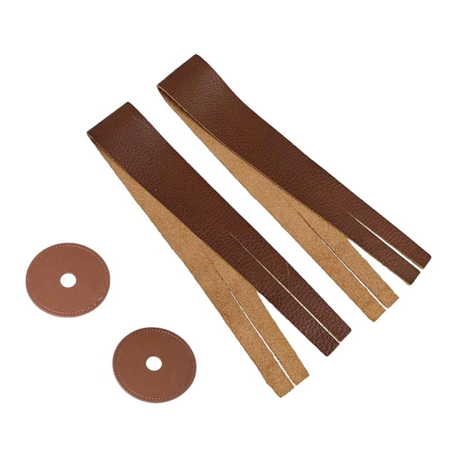 Bunblic Cymbal Hand Straps Percussion Instrument Accessories Musicians Practical Lightweight Cymbal Hand Belts for Musical Events Brown with Pads