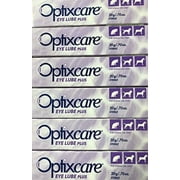 OptixCare Eye Lube Plus 6 Pack of Tubes of 20g for Dog Cat Horses,