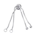 thumbnail image 2 of Wisewang S925 Adjustable Extender Chain for Necklace Jewelry Making Bracelet Silver Silver 5cm, 2 of 6