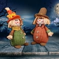 thumbnail image 7 of Scarecrow Plush Doll 1 Piece Sitting Male Decor for Halloween Fall Harvest Thanksgiving Indoor Tabletop Home Porch Harvest Season Holiday Decoration Gift, 7 of 7
