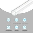 thumbnail image 3 of Uxcell 8mm ID x 10mm OD x 305mm Clear Rigid Acrylic Pipe Round Tube 4 Pack, 3 of 6