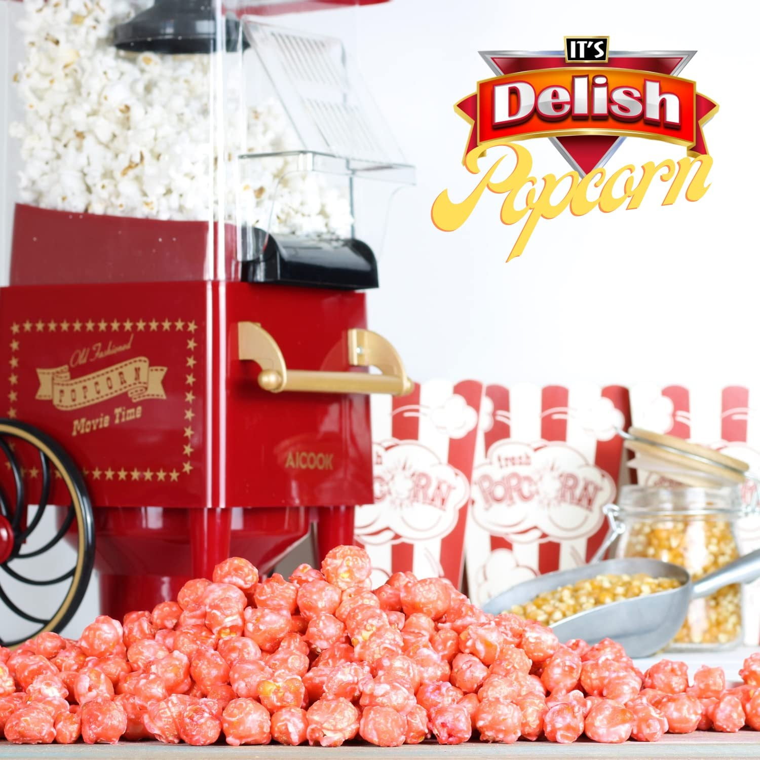 Delicious Instant Pot Popcorn ⋆ by Pink