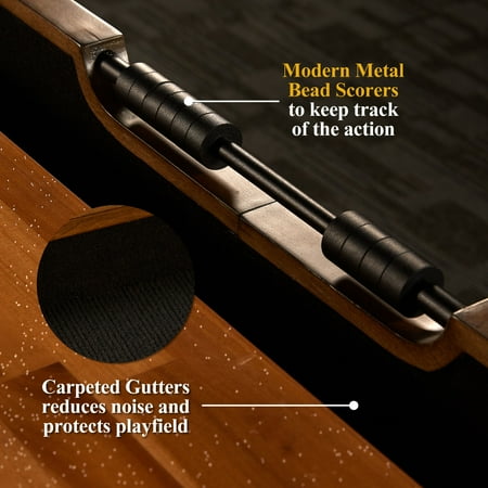 Barrington - Clyborne 12' Shuffleboard Table - Walnut