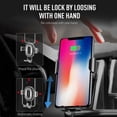 thumbnail image 1 of Qi Wireless Car Holder Cradle Mount Stand Fast Charger Charging For iPhone 8 X, 1 of 4