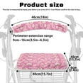 thumbnail image 6 of COEQINE Breast Cancer Rollator Walker Seat and Backrest Covers Pink Ribbon Medical Rollator Walker Seat & Back Covers Rollator Walker Accessories for Women Gifts for Women Friends, 6 of 7