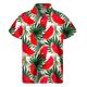 thumbnail image 3 of Camisa hawaiana con estampado de sandía tropical, camisa de verano de calle de manga corta con botones y estampado 3D de frutas, ropa para hombre, blusa con solapa, 3 of 5