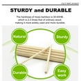 thumbnail image 2 of HOPELF 25PCS Dowel Rods Wood Sticks Wooden Dowel Rods - 1/4 x 12 Inch Bamboo Sticks - for Crafts, 2 of 5