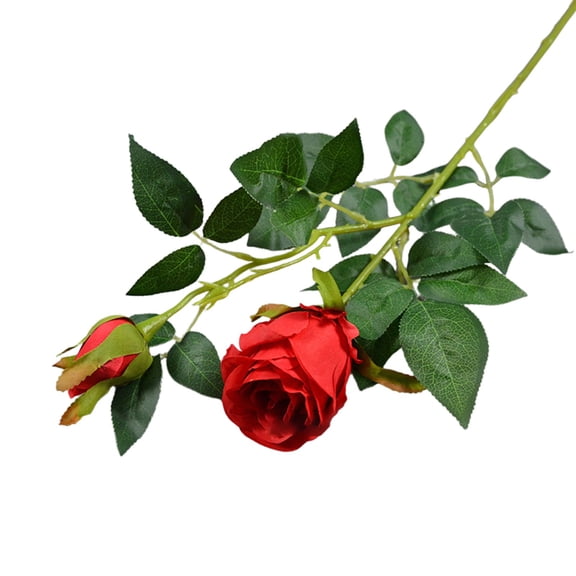 Artificial Roses, Dienrx Artificial Silk Rose – Faux Flower for Home Or Wedding Decoration