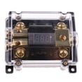 thumbnail image 3 of Bloque de Distribución de Portafusibles LED Estéreo de sonido Automático para Automóvil de 100A 12V-24V (2GA / ) 1 (2GA / ) 2 Salidas DYNWAVEMX Portafusible estéreo de audio para el automóvil, 3 of 8