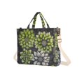 thumbnail image 7 of FORMRS Womens Corduroy Tote Bag Crossbody Shoulder Handbag with Pocket, Gray Floral, 7 of 7
