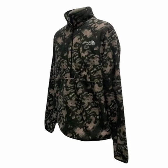 The North Face Alpine 100 1/2 Zip Jacket Men Small Multi Fleece Full Zip SGN1569