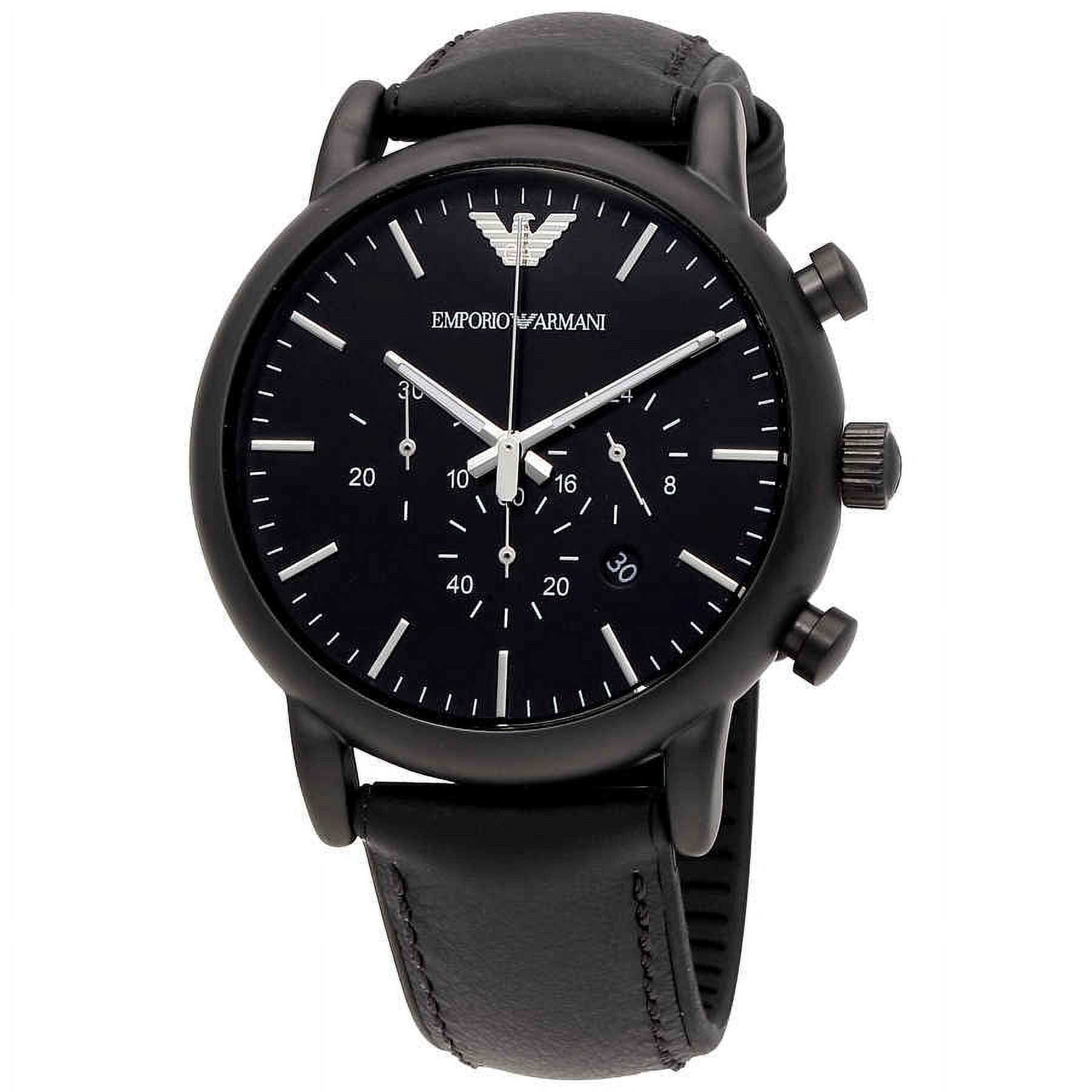 SALE☆EMPORIO ARMANI Classic メンズ ブラック 腕時計 Emporio Armani Men's Armani Luigi - Walmart.com