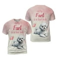 thumbnail image 3 of Every Fart is Love Note Bichon Frise Guilty Face Happy Valentine's All Over Print 3D Shirt Unisex Merch Bichons Dog Lovers Gifts Idea - 01016, 3 of 6