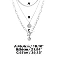 thumbnail image 4 of New Korean Version Ins Harajuku Street Hip Hop Multilayer Trend Necklace for Fashion Lovers, 4 of 7