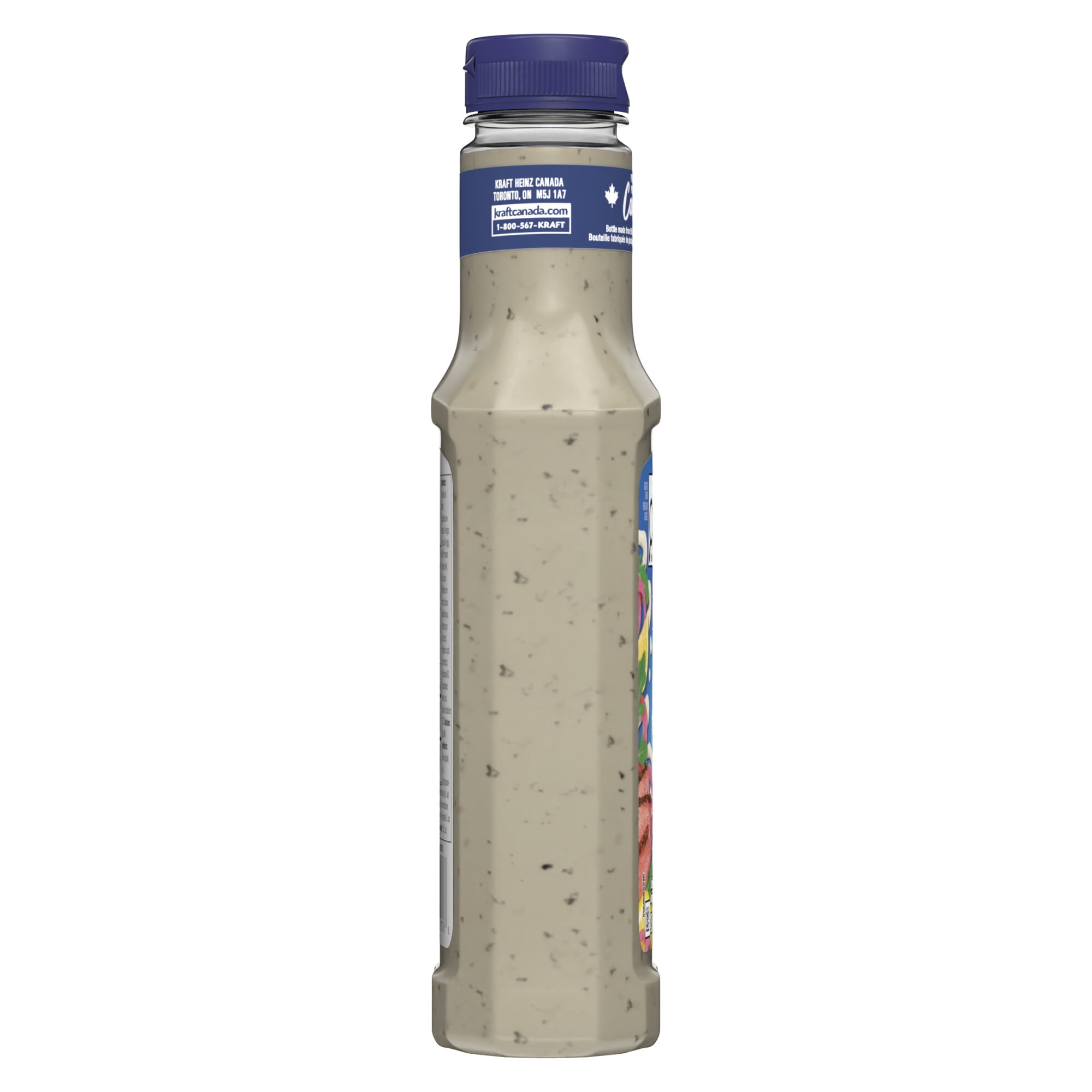 Kraft Peppercorn Ranch Salad Dressing, 425 mL Bottle, KRAFT PEPPERCORN RANCH DRE 425