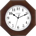 thumbnail image 1 of Equity by La Crosse 404-2624O Solid Pine Octagonal Wood Clock, 10.5 in., 1 of 1