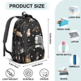 thumbnail image 5 of Dog Breeds Backpack for School,Cute School Bag,Schoolbag with Adjustable Shoulder Straps & Padded Back,16.9 Inch, 5 of 5