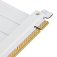 thumbnail image 2 of High Speed PCIE 4.0 x16 Extension Cable Flexible 90 Degree Riser Port for RTX 4090 Graphics Card White 40cm, 2 of 4