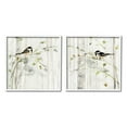 thumbnail image 4 of Stupell Industries Perched Birds Country Botanicals Animals & Insects Painting White Framed Art Print Wall Art, Set of 2, 4 of 5