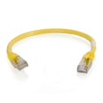 thumbnail image 1 of 6 in. Cat6 Snagless Shielded-STP Ethernet Network Patch Cable - Yellow, 1 of 1