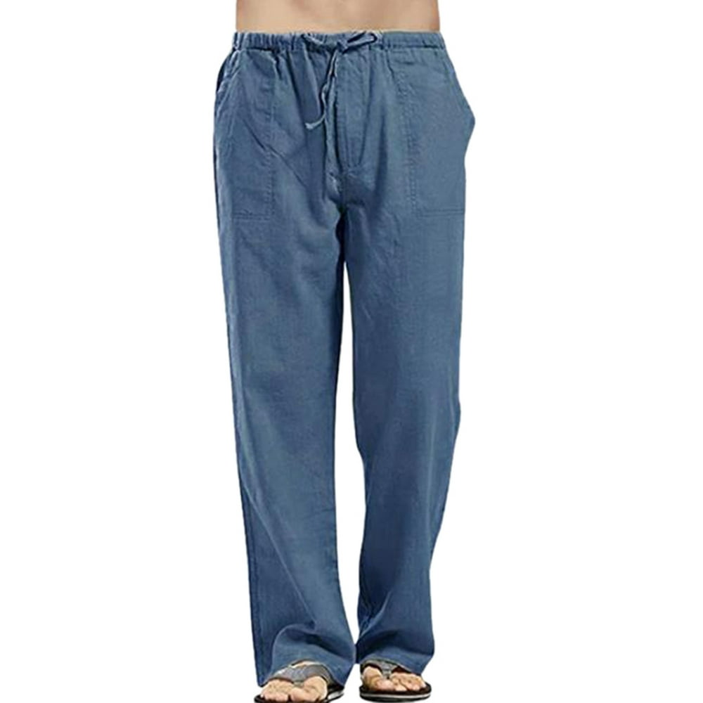 navy beach trousers