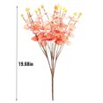 thumbnail image 2 of Ramo de hojas artificiales de 2 piezas, decoración de plantas de simulación, centro de mesa, ramo de hojas falsas de boda, rosa seitruly HA7778-03B, 2 of 6