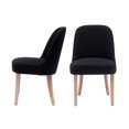 thumbnail image 2 of Costaelm Amelie Mid-Century Modern Boucle Dining Chair, Black, 2 of 2