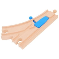Topbathy Train Track Accessory Train Track Toy Wood 1Set