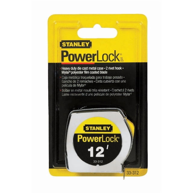 Cinta métrica Stanley PowerLock 3,6 m x 1,9 cm