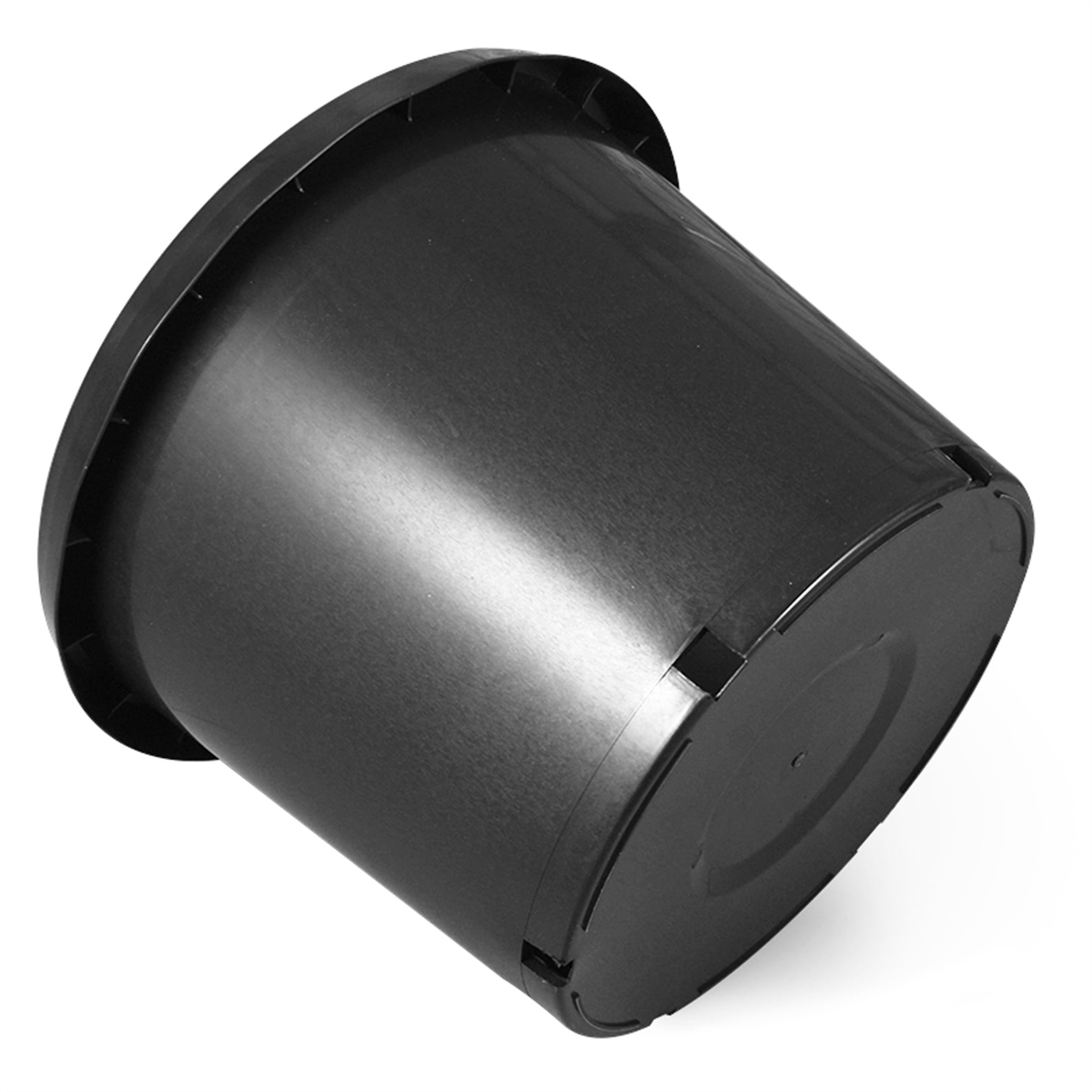 netuera 5-Pack 25 Gallon Round Planter Nursery Pots, Flower Plant Container Injection Molded Plastic Nursery Pots Gardening Pots for Indoor Outdoor Vegetables, Succulents, Black