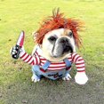 thumbnail image 2 of Disfraz de Halloween para Perros YONGSHENG Chucky con Gorra, 2 of 5