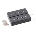 thumbnail image 4 of Paquete de 2 s de guitarra eléctrica barra de jabón P90 s de puente de mástil, color negro Yuyangstore Pastillas de guitarra de barra de jabón, 4 of 8