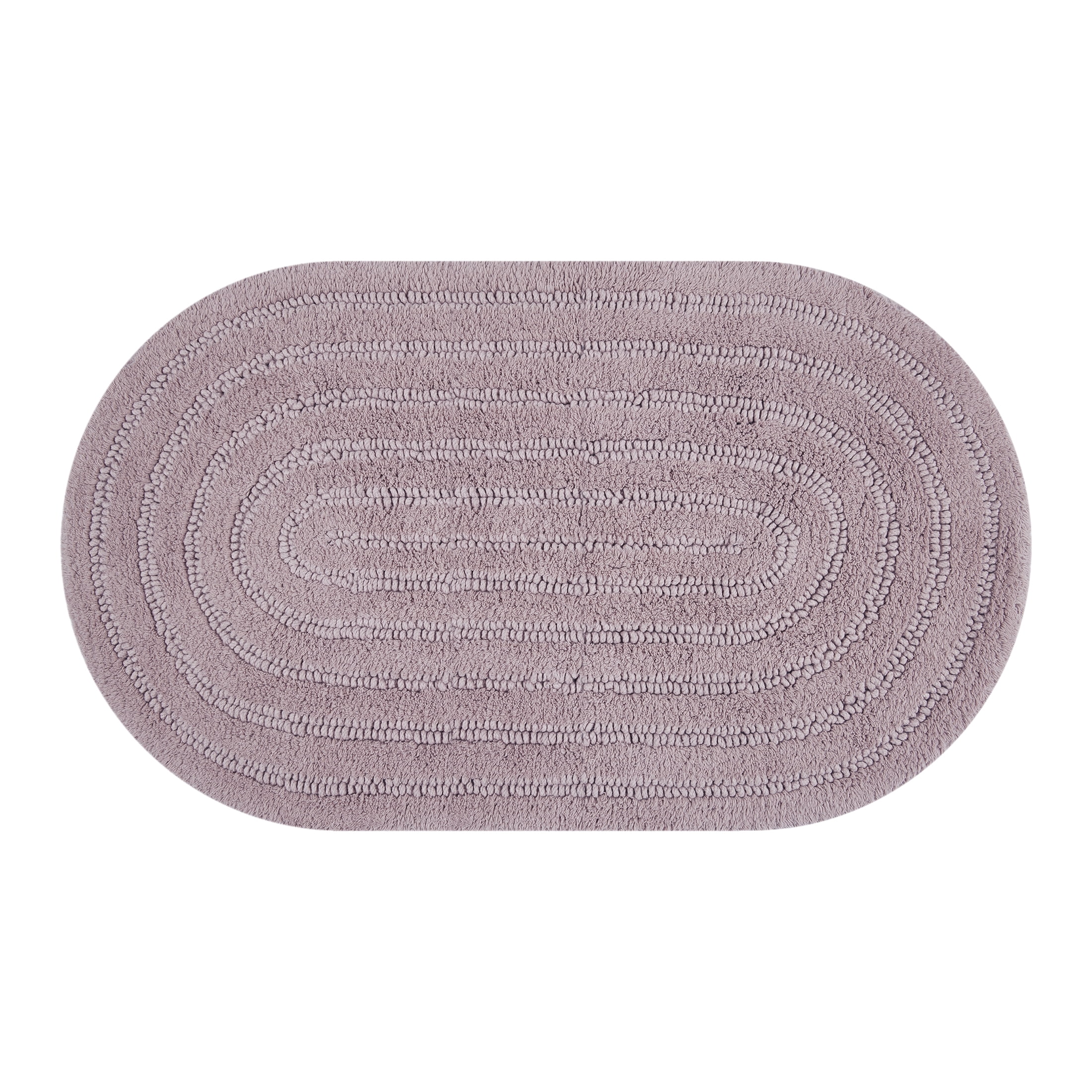 Beautiful by Drew Barrymore Complete Bathroom Set – Soft Cotton Towels, Oval Bath Rug, Rose