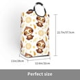 thumbnail image 3 of Bingfone Sloth Yoga Laundry Hamper,Large Canvas Fabric Lightweight Storage Basket Toy Organizer Dirty Clothes Collapsible, 3 of 6