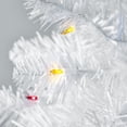 thumbnail image 4 of Holiday Time Prelit 105 Multicolor Incandescent Lights, Indiana Spruce White Artificial Christmas Tree, 4', 4 of 6