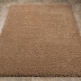 thumbnail image 3 of Sweet Home Stores Cozy Solid Contemporary Living and Bedroom Soft Shag Area Rug, 6'7" x 9'3", Beige, 3 of 8