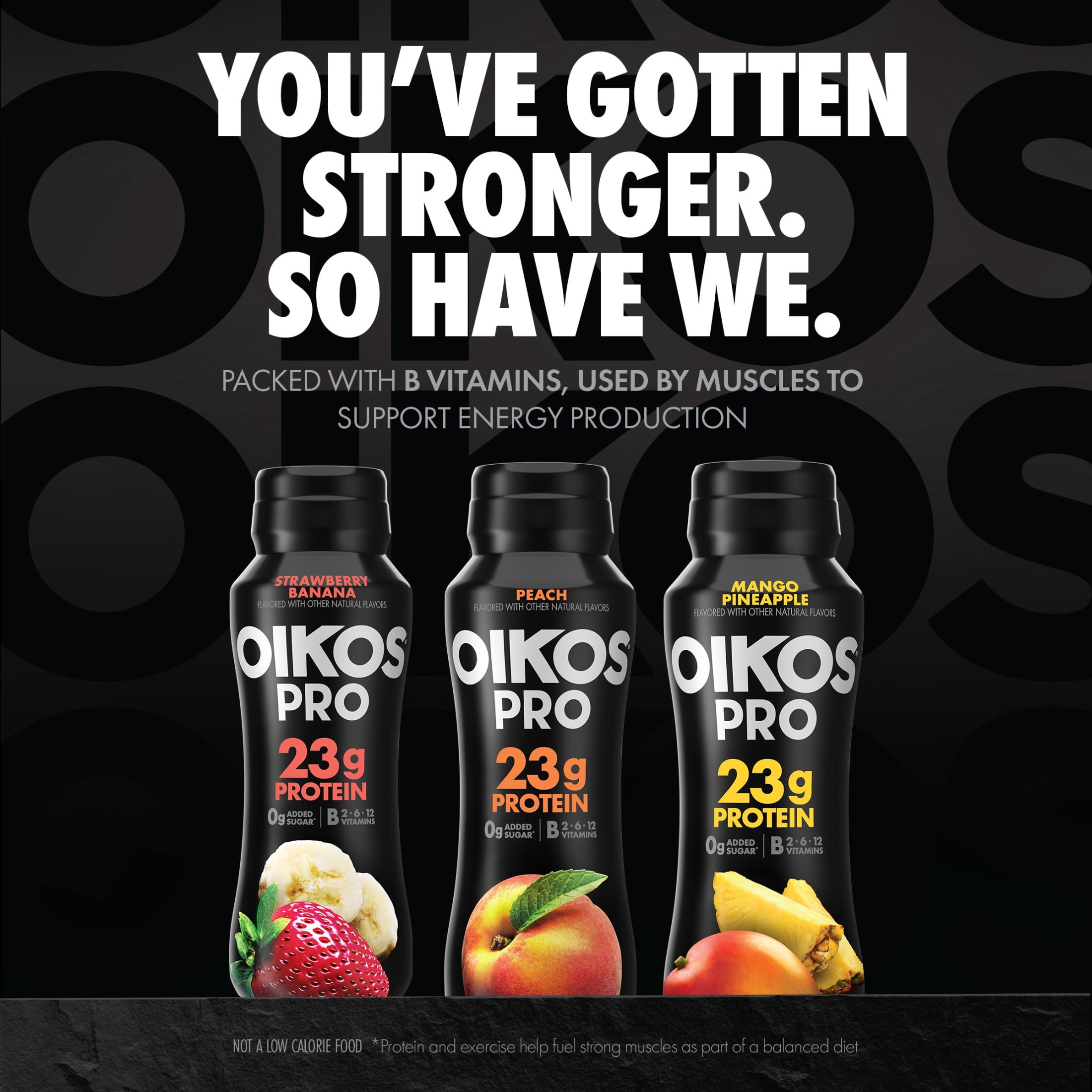 Oikos Pro 23g Protein, Mango Pineapple Cultured Dairy Drink Bottle, 7 fl oz