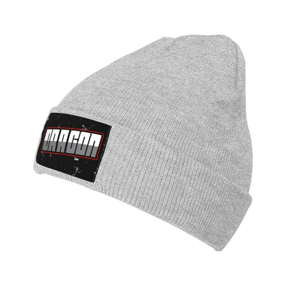 ZICANCN Knit Beanie Hat-Dragon Type Icon Winter Cap Soft Warm Classic Hats for Men Women Green Words