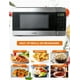 thumbnail image 2 of Commercial Chef Microondas de Encimera 1,1 Cu. Ft.. ft., Negro con Adornos de Acero Inoxidable, 2 of 6