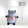 thumbnail image 1 of Christmas Elk Musical Glowing Breathing Plush Toy For Soothing Sleep In Brown, 1 of 2
