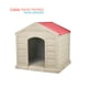 thumbnail image 1 of Casa Para Perro Grande Mediano Plastico Termica Resistente rojo 6.49 pulg Pido Todo CPRRO1-T, 1 of 6