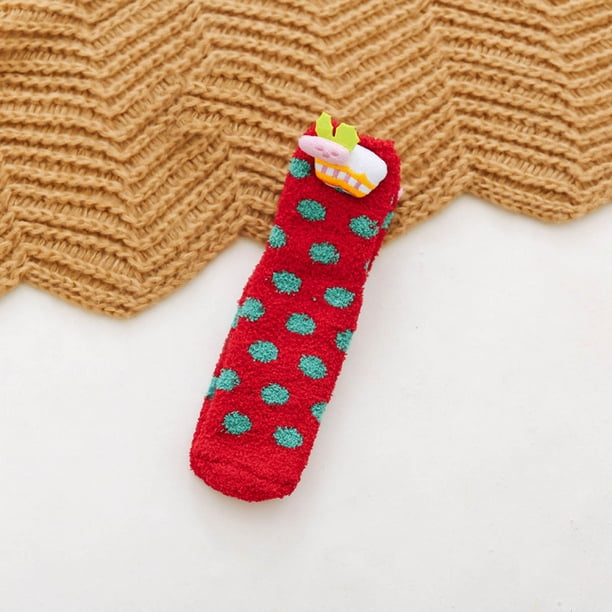 Calcetines cómodos para mujer, regalos de invierno, calcetines de forro polar gruesos, calcetines casuales regulares para mujer