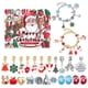 thumbnail image 1 of 1 juego de caja sorpresa para joyas navideñas con cuenta regresiva de Adviento, calendario de cuenta regresiva de Navidad de 24 días, kit para hacer joyas de bricolaje, regalo para niños,, 1 of 7