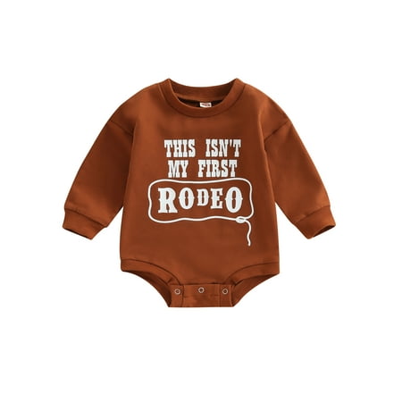 

Newborn Baby Girls Boys Clothes Crewneck Sweatshirt Long Sleeve Romper Bodysuit Pullover Oversized Autumn Tops